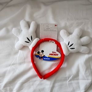 Mickey Mouse Headband with Plush Hands